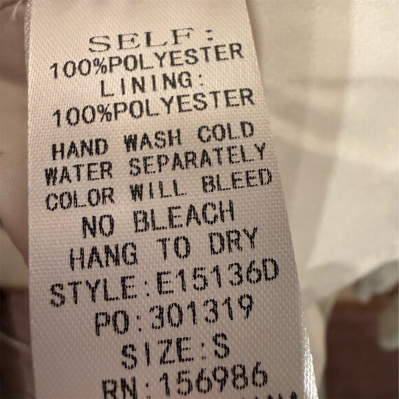 Idem Ditto Dress Womens Size S cream Floral Jacquard Bow Fit & Flare Mini - Picture 6 of 7